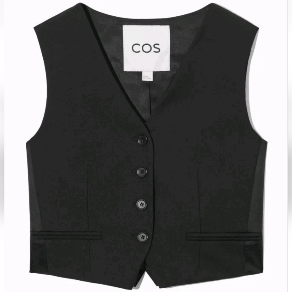 COS Belted Wool Vest Size 4